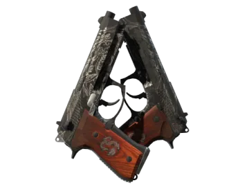Dual Berettas | Dualing Dragons (Field-Tested)