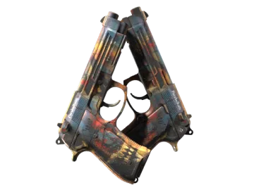 StatTrak™ Dual Berettas | Hideout (Factory New)