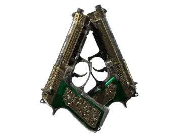 StatTrak™ Dual Berettas | Royal Consorts (Well-Worn)