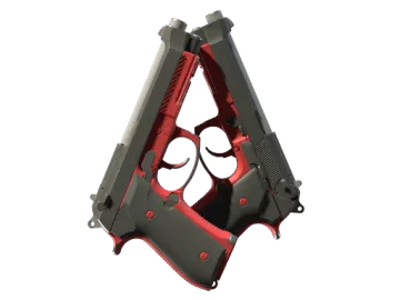 StatTrak™ Dual Berettas | Panther (Well-Worn)