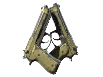 Souvenir Dual Berettas | Colony (Battle-Scarred)