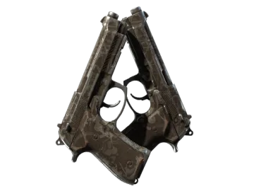 Souvenir Dual Berettas | Oil Change (Well-Worn)