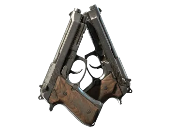 Souvenir Dual Berettas | Oil Change (Battle-Scarred)