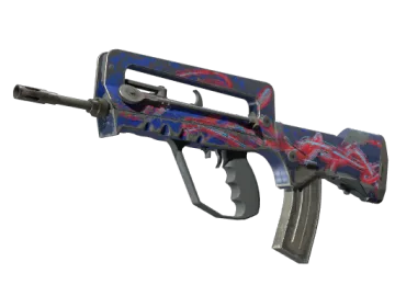 StatTrak™ FAMAS | Afterimage (Well-Worn)