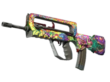 FAMAS | Bad Trip (Battle-Scarred)