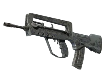 FAMAS | Night Borre (Battle-Scarred)