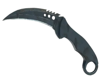 ★ StatTrak™ Talon Knife | Night Stripe (Well-Worn)