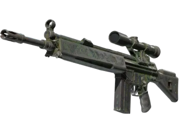 Souvenir G3SG1 | Jungle Dashed (Battle-Scarred)