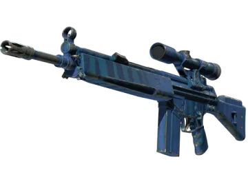 StatTrak™ G3SG1 | Azure Zebra (Field-Tested)