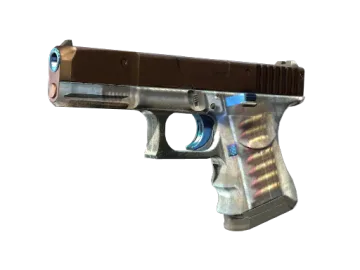 StatTrak™ Glock-18 | Clear Polymer (Battle-Scarred)