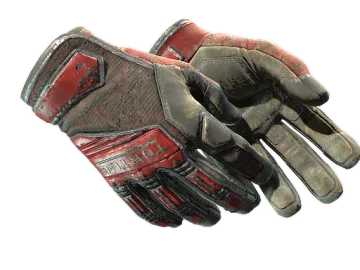 ★ Specialist Gloves | Crimson Web (Battle-Scarred)