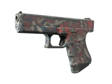 Souvenir Glock-18 | Teal Graf (Well-Worn)
