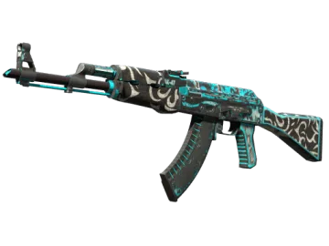 StatTrak™ AK-47 | Frontside Misty (Battle-Scarred)