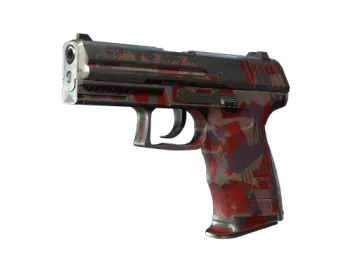 P2000 | Red FragCam (Battle-Scarred)