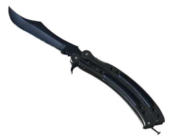 ★ Butterfly Knife | Blue Steel (Battle-Scarred)