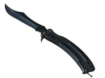 ★ StatTrak™ Butterfly Knife | Blue Steel (Factory New)