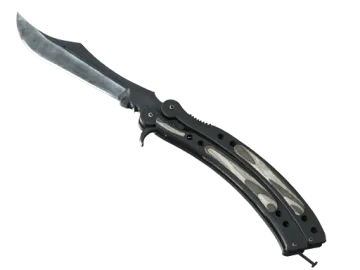 ★ StatTrak™ Butterfly Knife | Black Laminate (Factory New)