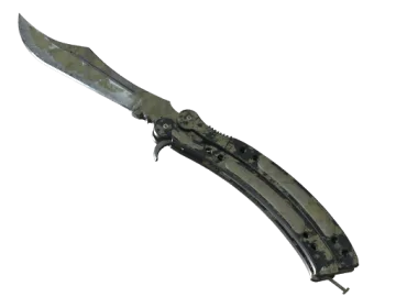 ★ StatTrak™ Butterfly Knife | Safari Mesh (Battle-Scarred)