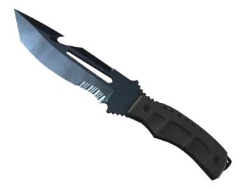 ★ StatTrak™ Survival Knife | Blue Steel (Minimal Wear)