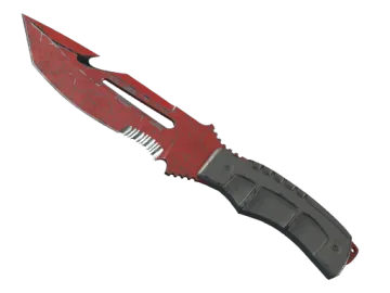 ★ Survival Knife | Crimson Web (Battle-Scarred)