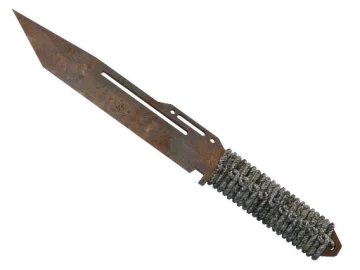 ★ Paracord Knife | Rust Coat (Battle-Scarred)