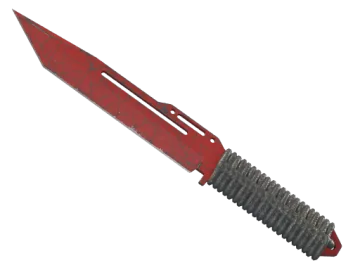 ★ Paracord Knife | Crimson Web (Well-Worn)
