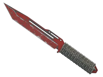 ★ StatTrak™ Paracord Knife | Crimson Web (Battle-Scarred)
