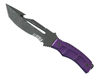 ★ Survival Knife | Ultraviolet (Battle-Scarred)