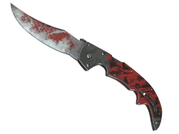 ★ StatTrak™ Falchion Knife | Crimson Web (Battle-Scarred)