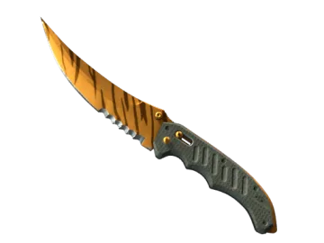 ★ StatTrak™ Flip Knife | Tiger Tooth (Factory New)