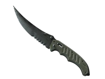 ★ Flip Knife | Damascus Steel (Battle-Scarred)