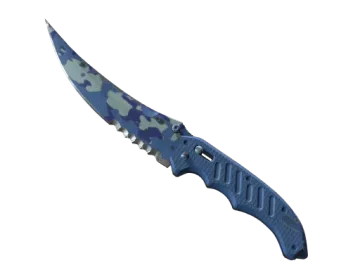 ★ StatTrak™ Flip Knife | Bright Water (Well-Worn)