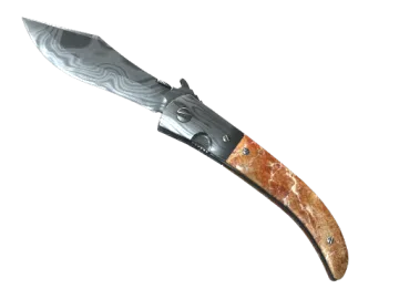 ★ Navaja Knife | Damascus Steel (Well-Worn)
