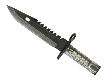 ★ StatTrak™ M9 Bayonet | Black Laminate (Battle-Scarred)