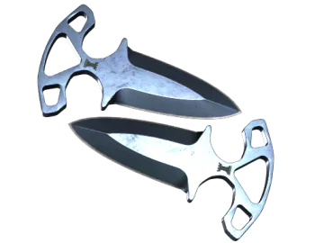 ★ Shadow Daggers | Blue Steel (Well-Worn)