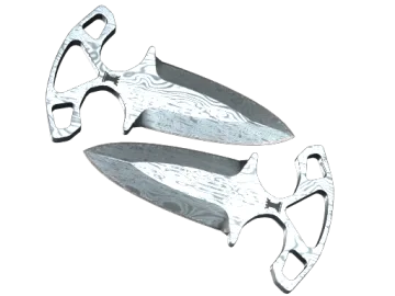 ★ Shadow Daggers | Damascus Steel (Well-Worn)