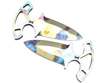 ★ Shadow Daggers | Case Hardened (Well-Worn)