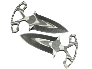 ★ Shadow Daggers | Black Laminate (Well-Worn)