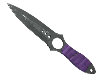 ★ Skeleton Knife | Ultraviolet (Battle-Scarred)