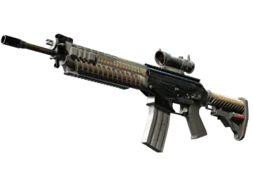 SG 553 | Aerial (Battle-Scarred)