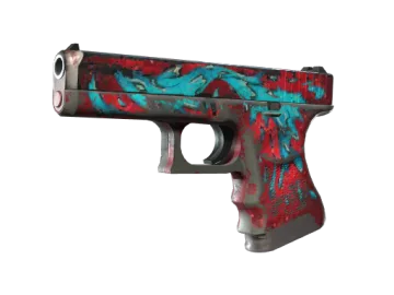 StatTrak™ Glock-18 | Water Elemental (Battle-Scarred)
