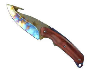 ★ StatTrak™ Gut Knife | Case Hardened (Well-Worn)