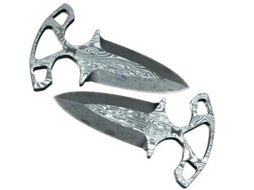 ★ StatTrak™ Shadow Daggers | Damascus Steel (Battle-Scarred)