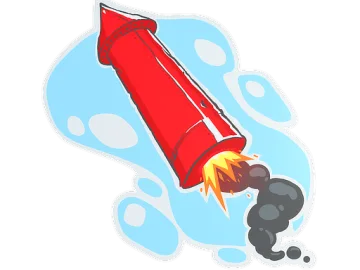 Sticker | Big Red Rocket