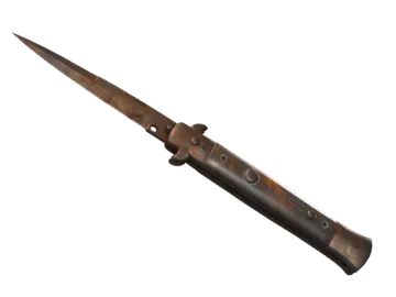 ★ Stiletto Knife | Rust Coat (Battle-Scarred)