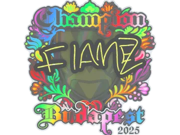 Sticker | FlameZ (Holo, Champion) | Budapest 2025