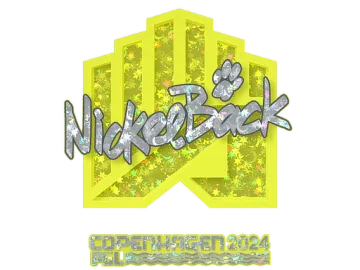 Sticker | NickelBack (Glitter) | Copenhagen 2024