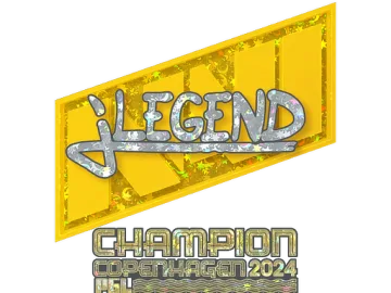 Sticker | jL (Glitter, Champion) | Copenhagen 2024