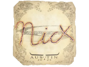Sticker | nicx | Austin 2025