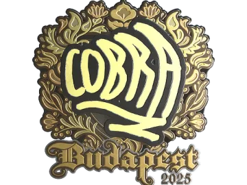 Sticker | cobra (Gold) | Budapest 2025